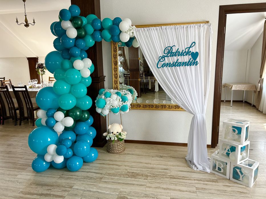 Decor evenimente botez, nunta, cununie, majorat