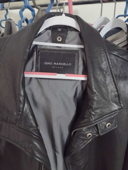 Италианско кожено яке.Ново.Естествена кожа