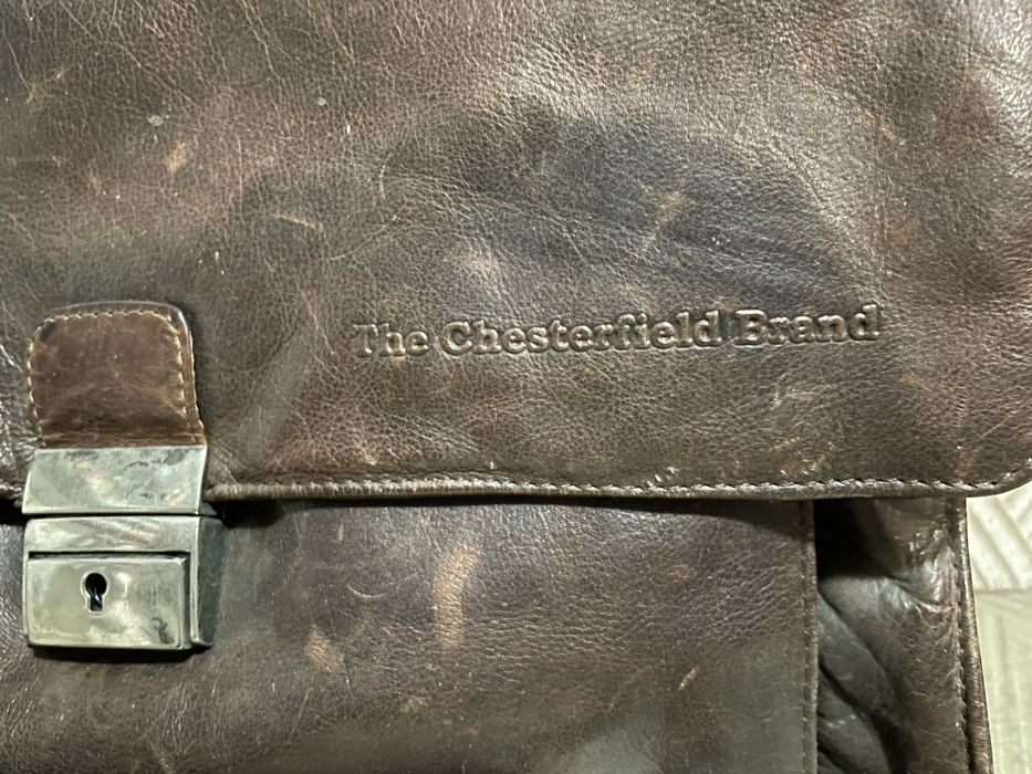 Geanta piele Chesterfield barbati