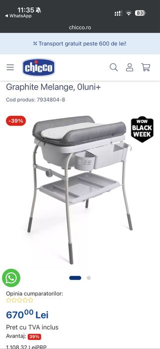 Cada bebelusi Chicco