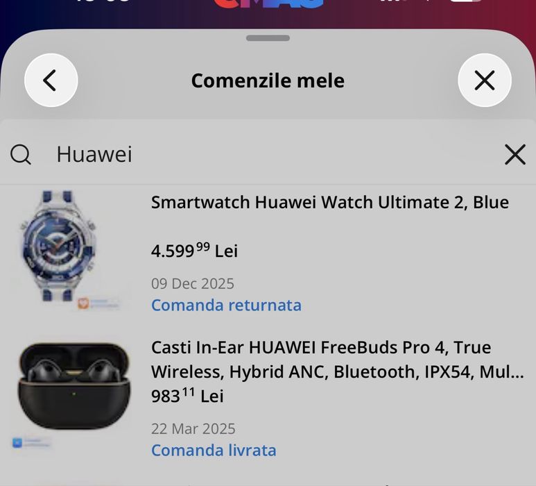 Casti huawei freebuds pro 4 impecabile garantie