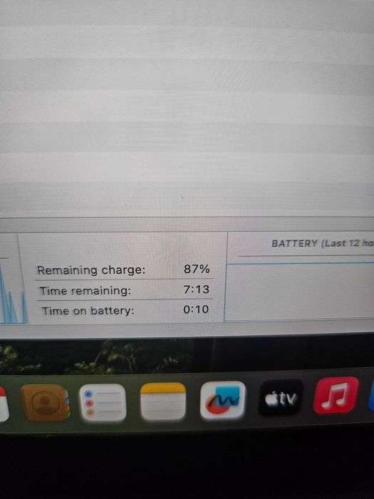 Macbook Pro 13  2 TB ports, Mac OS Sequoia, добро състояние и батерия