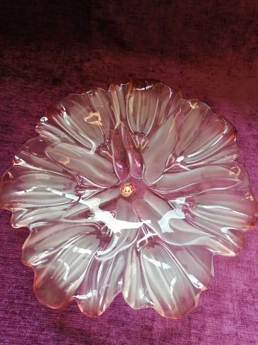 fructiera cristal roz
