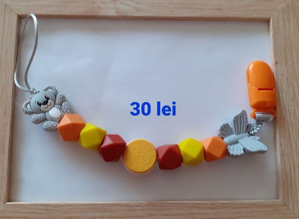 Lantisor   de  suzeta din silicon