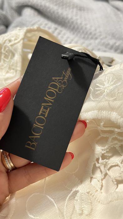 Rochie de cununie crem baby doll