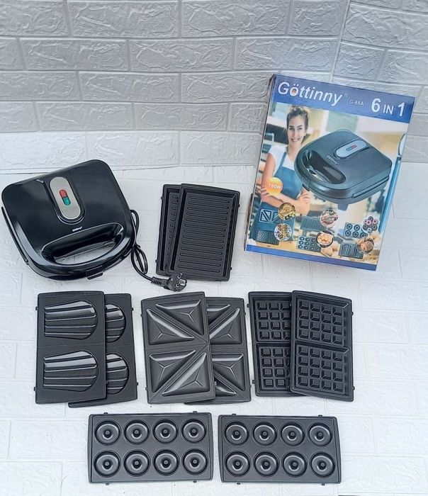 Мультипекарь 6в1, Вафельница