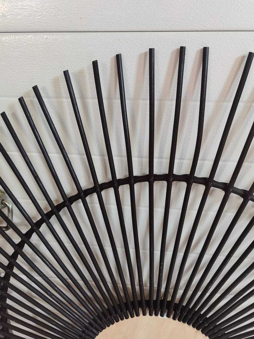 Piesa decorativa pentru perete din ratan, Sun Versmissen, 120 cm