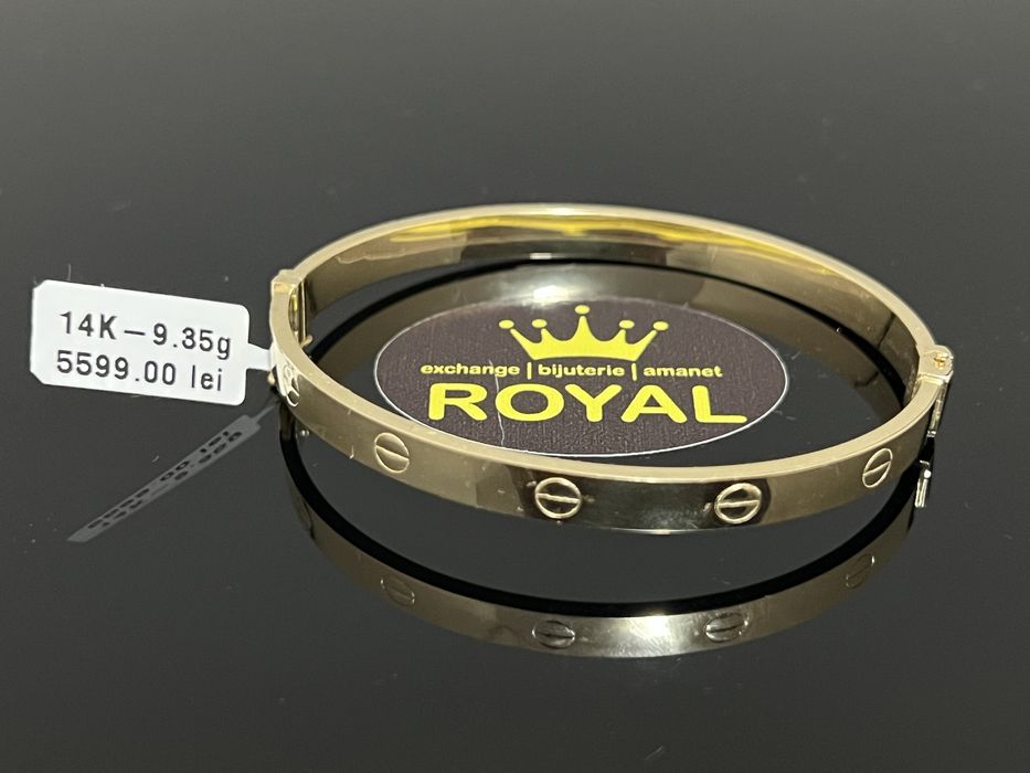 Bijuteria Royal CB : Bratara dama aur 14k 585  9,35 grame
