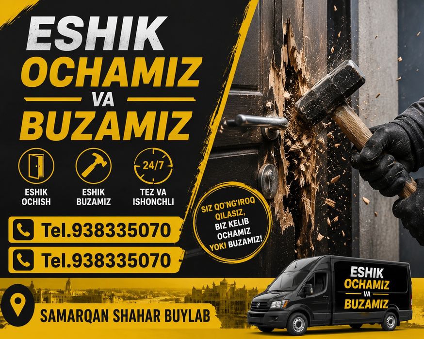 Eshik ochish va buzami