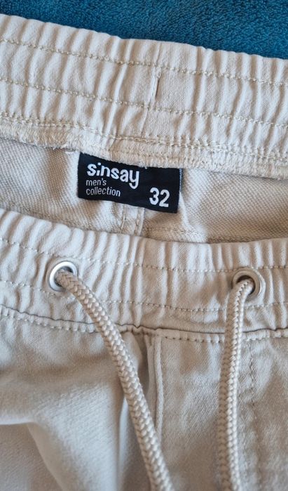 Vand pantaloni cargo crem