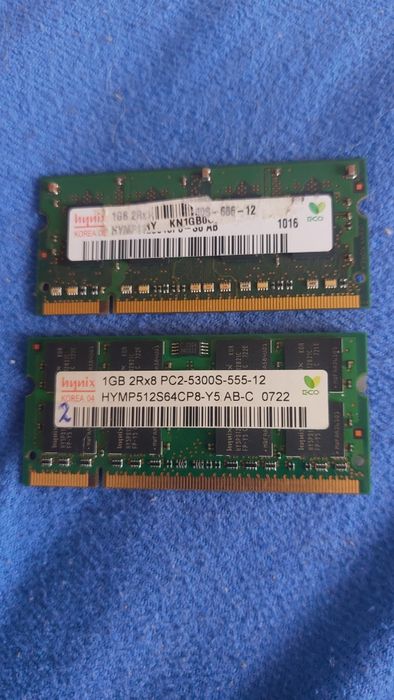 Лаптопска раm 2x1Gb