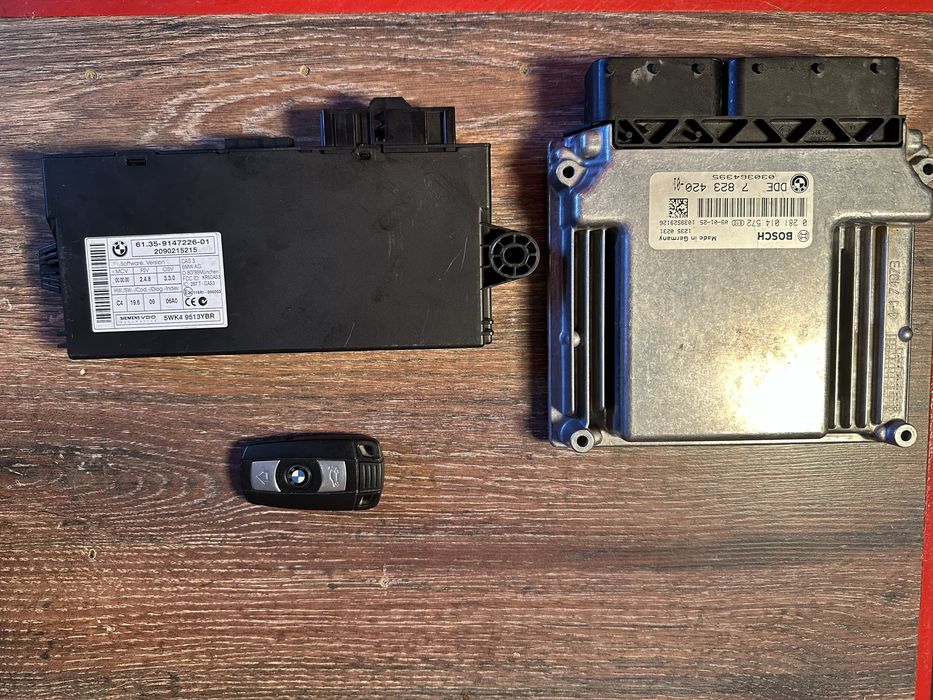 Kit pornire BMW E90 E91 N47 2.0d ECU DDE CAS3 cheie 7823420