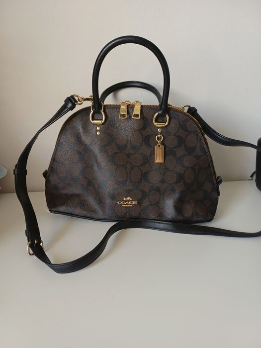 Чанта Coach естествена кожа
