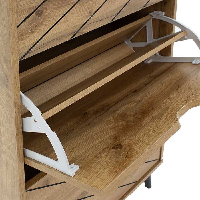 Шкаф за обувки, Thelma, Сонома, Пдч, 60х23.8х131.6см.