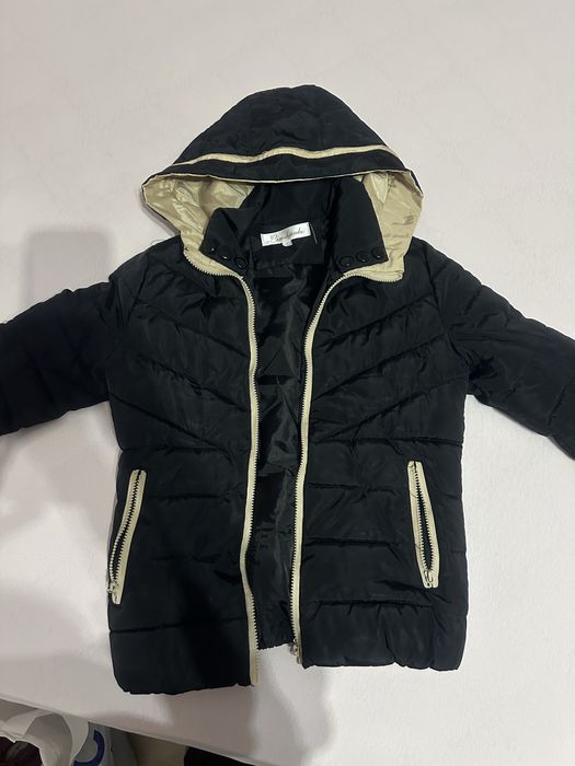 Зимно яке в черен цвят