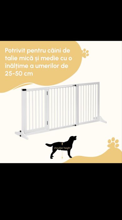 Gard cu poarta pentru animale de companie