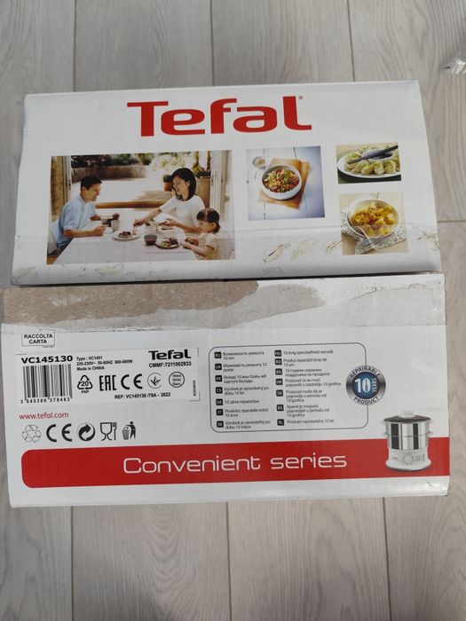 Aparat de gătit cu aburi Tefal Convenient Series VC145130
