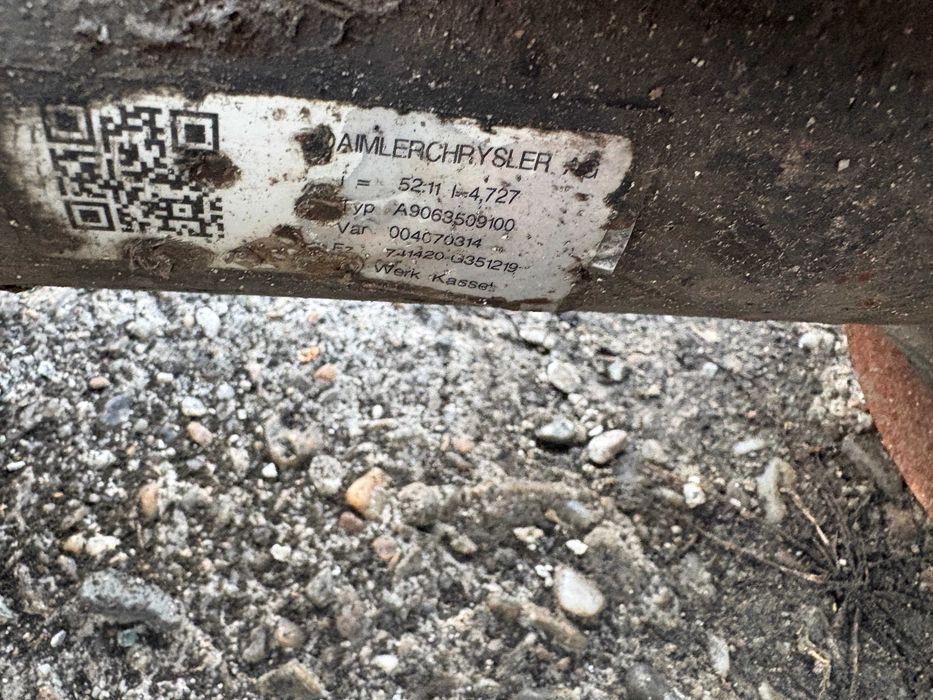 Punte spate dubla 52/11 Volkswagen CRAFTER 2.5 TDI 2008 EURO 4