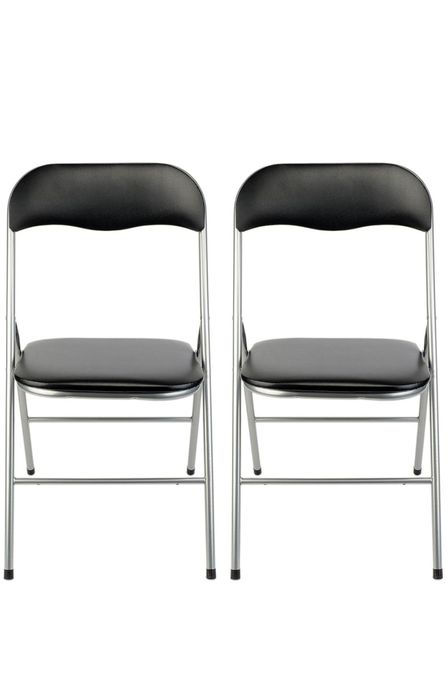 Комплект 2 стола в кашон Сгъваеми, черни. 6.бр наличност от Германия