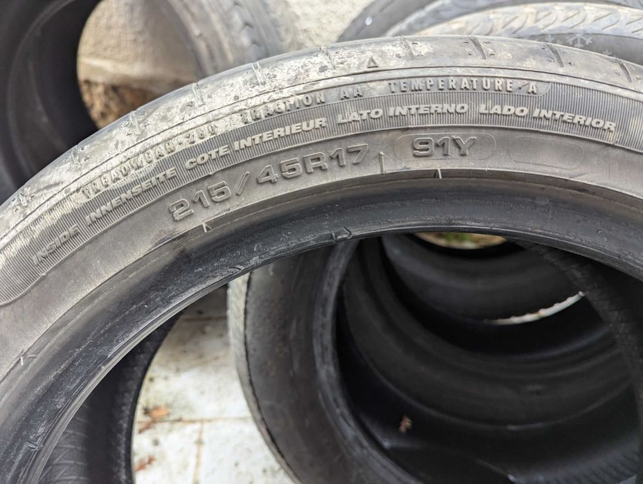 4 Гуми Фулда и Континентал 215/45 R17