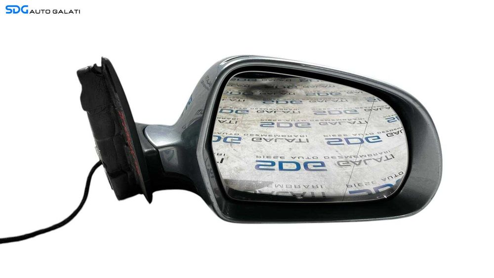 Oglinda Electrica Dreapta Skoda Superb 2 2008 - 2013 Culoare Albastru Deschis Cod 3T0857934 [L5723]
