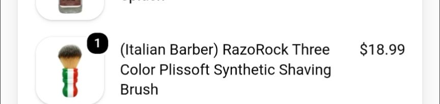 Набор для бритья: Fatip Slant + помазок Razorock tricolor