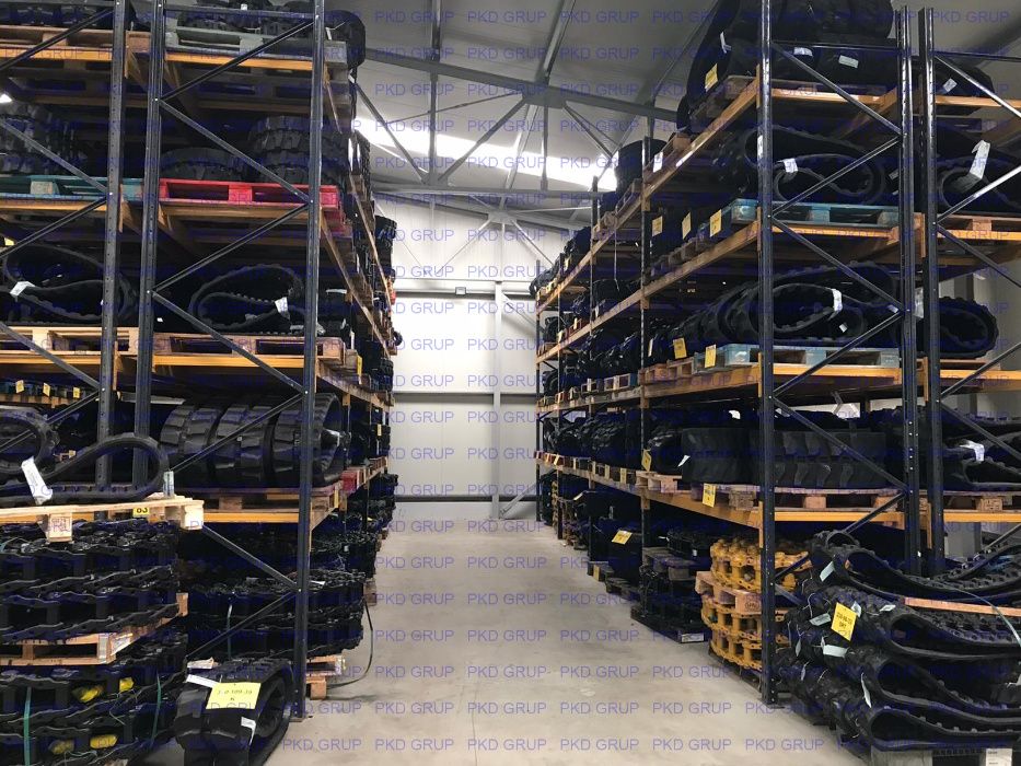 Senile de cauciuc pentru miniexcavatoare și excavatoare