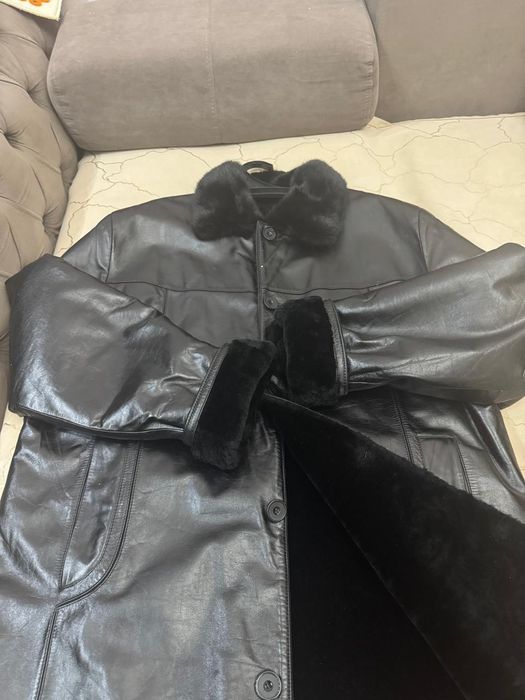 Продам кожанную дубленку