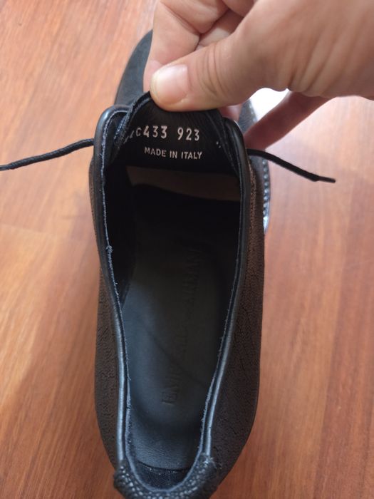Pantof unicat piele emporio talpa inalta