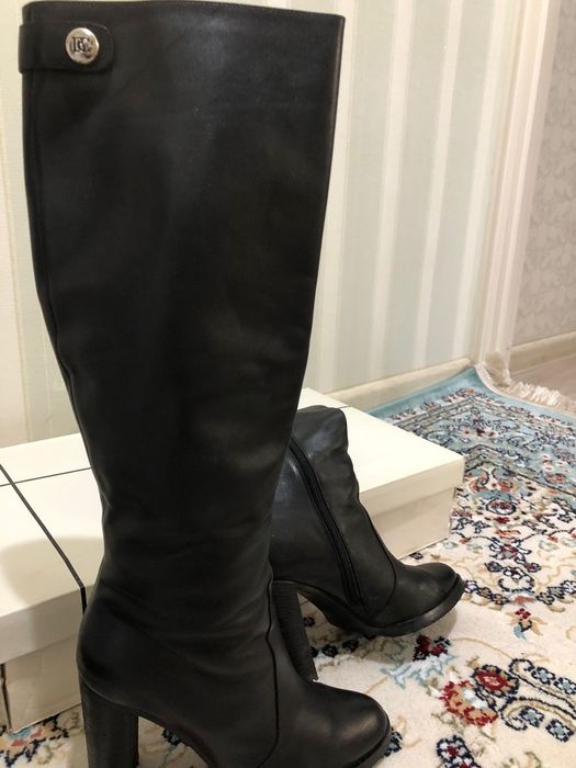 Сапоги зимние натуральная кожа Баскони и туфли