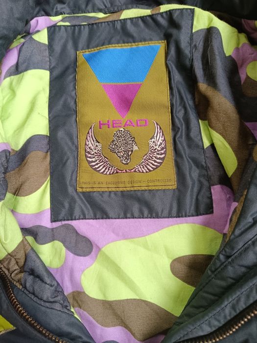 Vintsge 80s Head винтидж зимно яке уникално