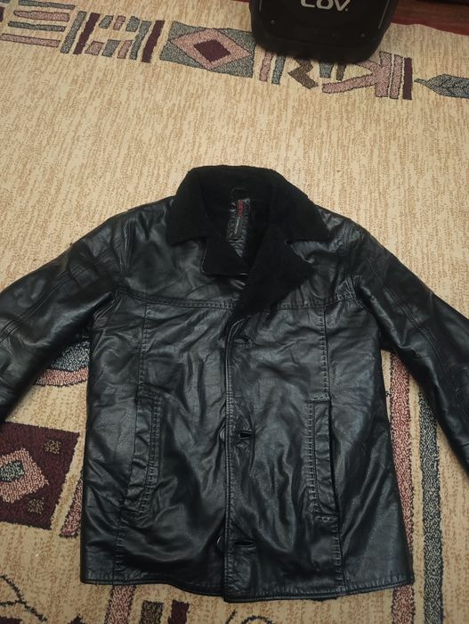 Куртка кожаная на меху
