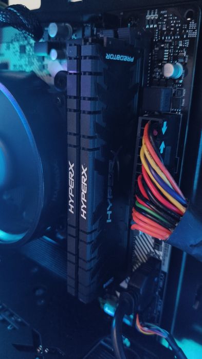 PC  Gaming Ryzen5 2600, 16gb, B450M, SSD 512gb, hdd4tb, RX6600