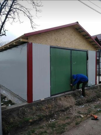 Garaj metalic din panouri sandwich  3 x 5m