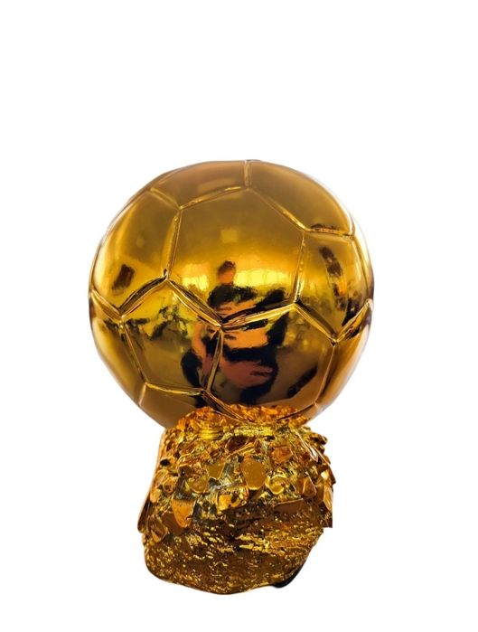 Златна Футболна Топка Ballon d'Or - 16см Трофей | Подарък за футболист