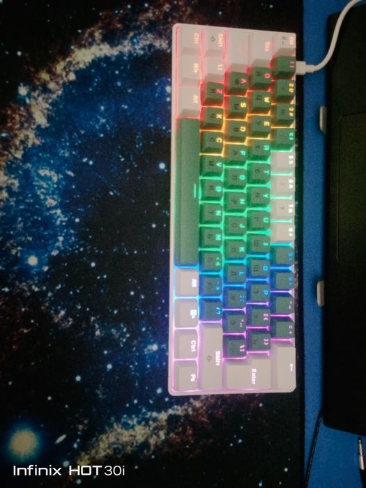 T60 Mexanik Klavaitura | RGB | USB | Yaxshi holatda