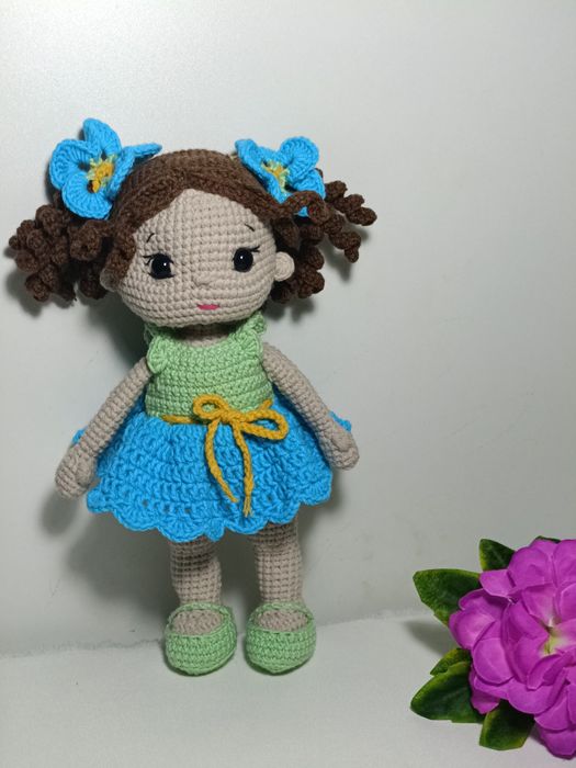 Кукла крючком(ручная работа)