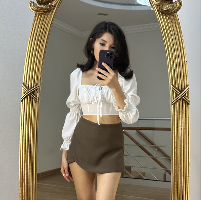 Блуза из креп-шифона р. S, M