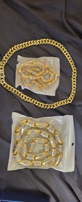 Bijuterii placate cu aur calitate fb , lanturi , cercei , bratari
