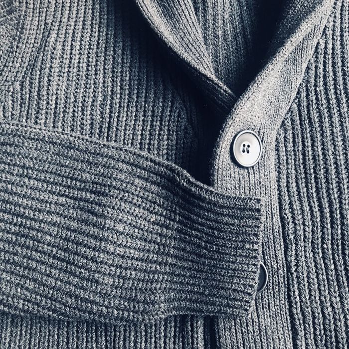 Кардиган с шалевым воротом