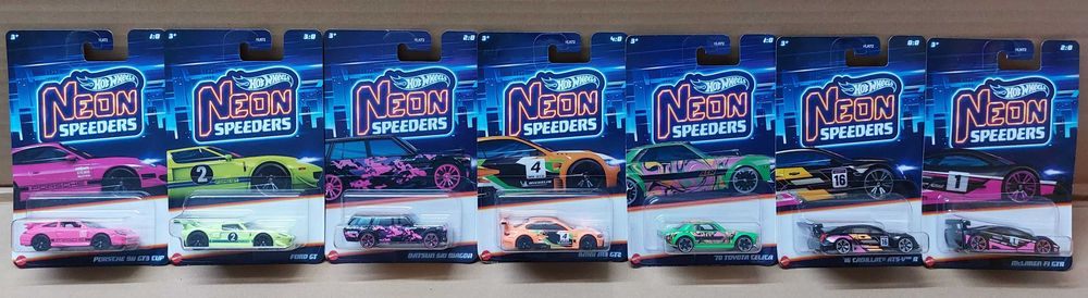 Колички Hot Wheels NEON SPEEDERS/ Хот Уилс - 7 модела / 011