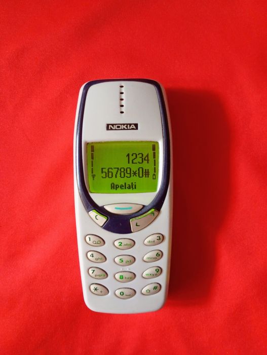 Nokia 3310 + încărcător ( decodat, baterie nouă,lb română)