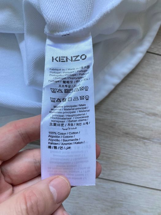 Оригинален Kenzo Paris мъжки бял суичър суитчър размер XL