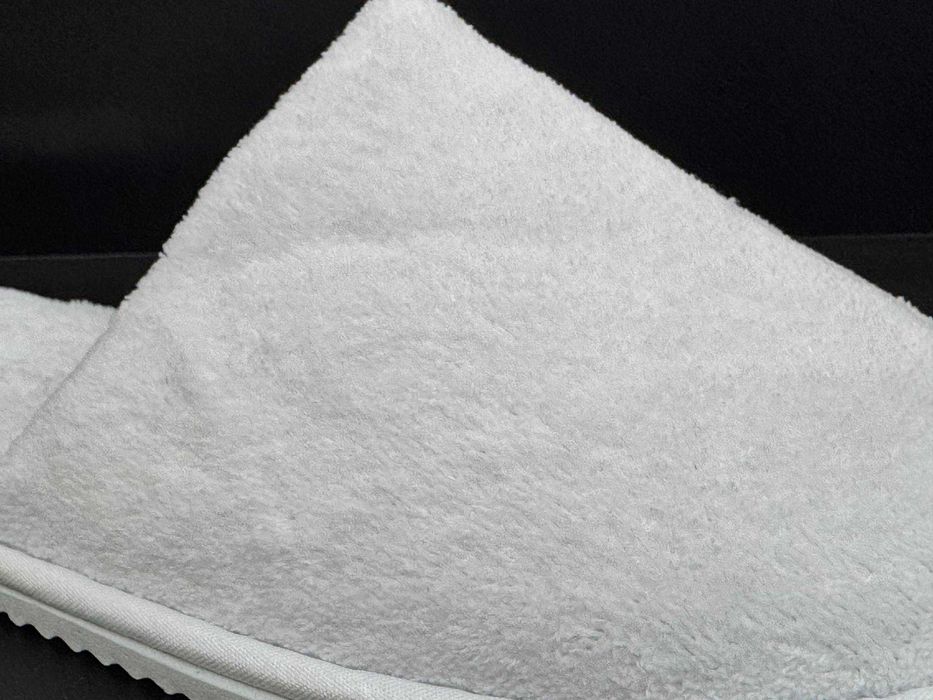 Тапочки махровые одноразовые, белый цвет, для HoReCa
