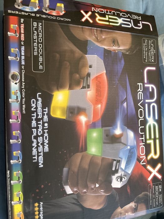 2 pistoale laser x revolution