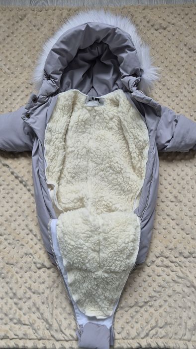 Детский зимний комбинезон-трансформер