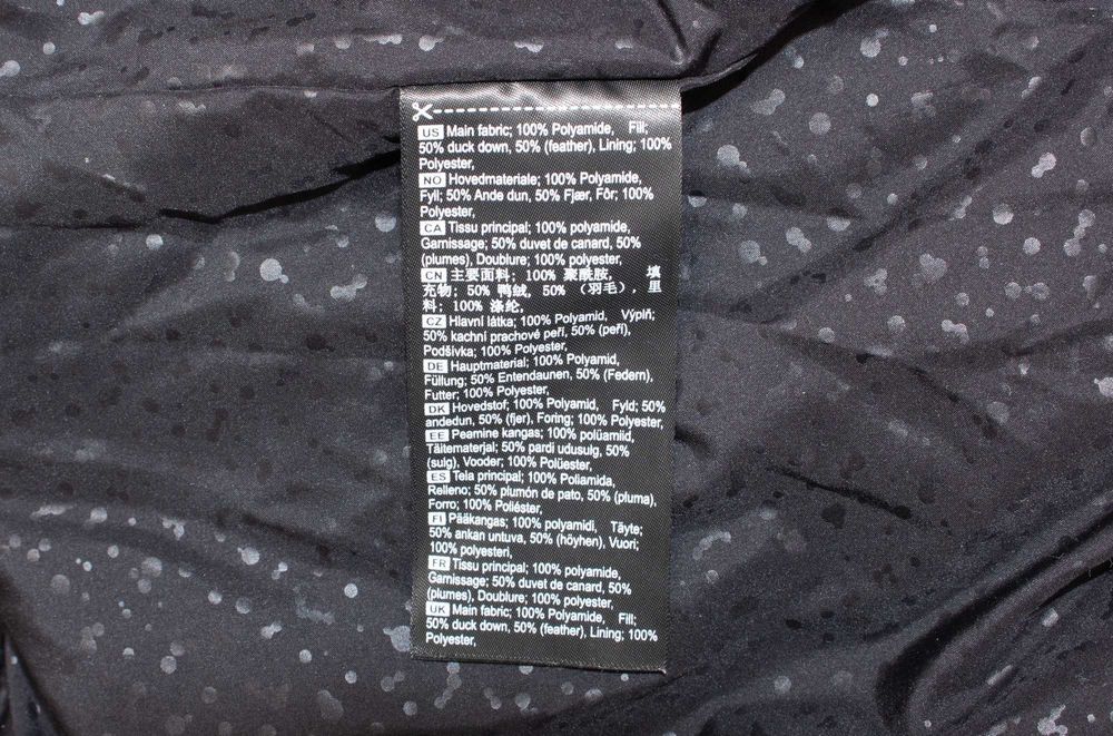 JOHAUG дамско пухено яке цвят горчица бомбер пълнеж пух пера S