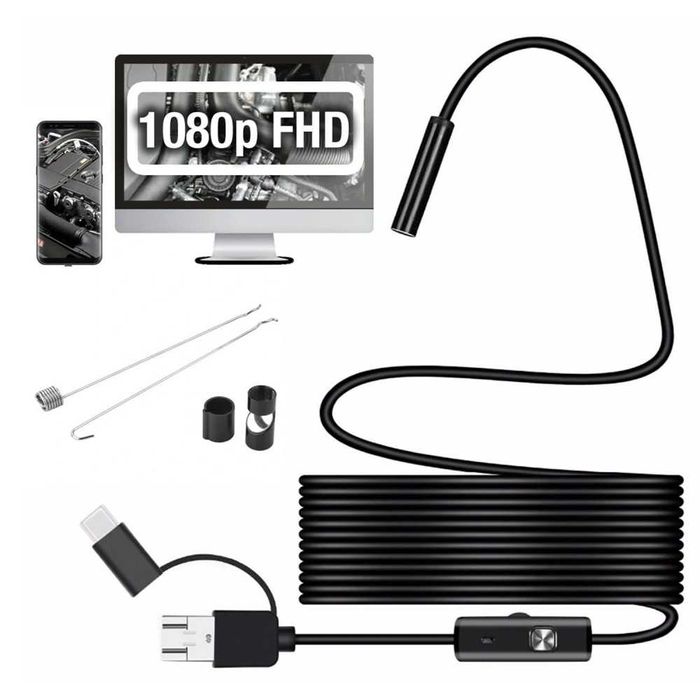 Ендоскоп за телефон SmartCam RW35, Водоустойчива,Съвместим с компютри