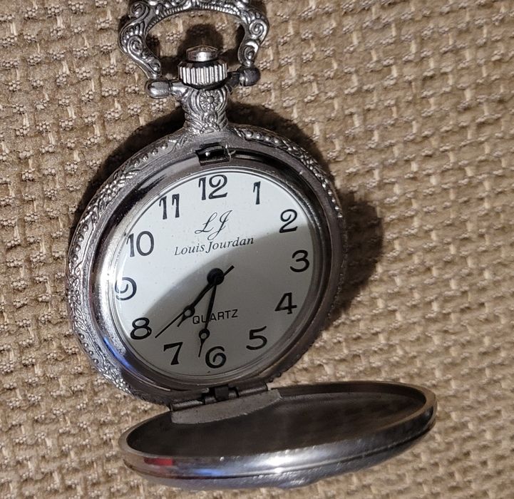 Ceas de buzunar quartz Louis Jourdan – model decorativ – funcțional