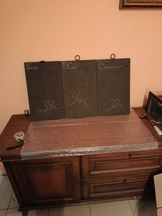 3 бр картини за декорация - масивно дърво ,